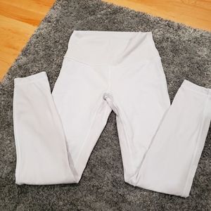 Lululemon Align High Rise pant , size 4, 25"inseam white.